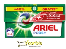 Pack 86 cápsulas Ariel Pods Detergente Lavadora