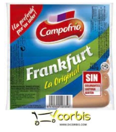 CAMPOFRIO SALCHICHAS FRANKFURT B 6U 