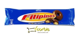 FILIPINOS CHOCOLATE C LECHE 100 35G C 12UND 