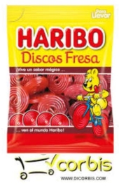 HARIBO DISCOS FRESAS 80GR 