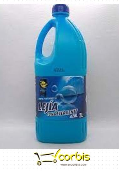 Lejía con detergente azul Ayala (2 L