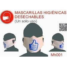 MASCARILLA HIGIENICA Mh001 BOLSA 75UND 
