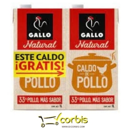 GALLO CALDO POLLO PACK  2X1L  