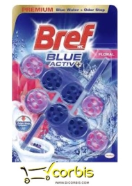 BREF WC BLUE FLORAL 50G PACK  2 1 