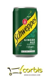 GINGER ALE SCHWEPPES LATA 250ML  PACK 12UN 
