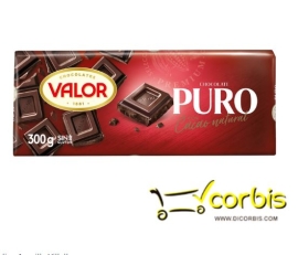 VALOR CHOCOLATE PURO 300GR 