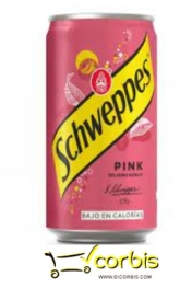 TONICA SCHWEEPPES PINK LATA 25CL 