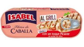 ISABEL FILETES CABALLA GRILL PICANTE 120GR 