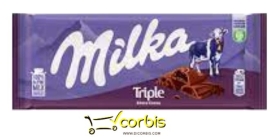 MILKA TRIPLE CHOCOLATE 90GR 