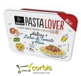 GALLO PASTA LOVER HELICES TOMATE ATUN 180GR 