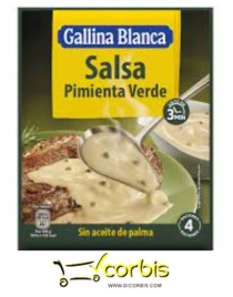 GALLINA BLANCA SALSA PIMIENTA VERDE 50GR 