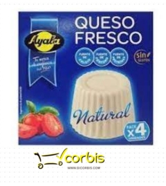 AYALA QUESO FRECO PACK 4 X 625 GR 