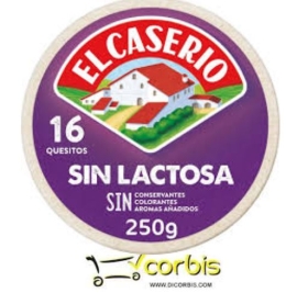 EL CASERIO 16 PORCIONES SIN LACTOSA 250GR