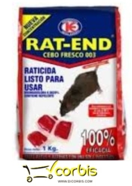 RAT END CEBO FRESCO BOLSA 150GR 