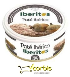 IBERITOS PATE IBERICO 250G 