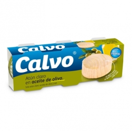 CALVO ATUN CLARO OLIVA PACK 4X52G 