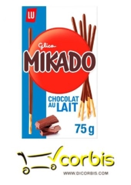 LU MIKADO CHOCOLATE C LECHE 75G 