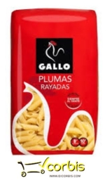 GALLO PLUMAS RAYADAS 500G 