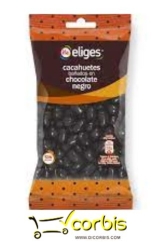 ELIGES CACAHUETE CHOCO NEGRO 250G 