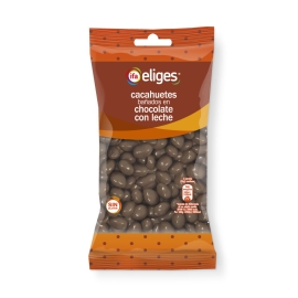 ELIGES CACAHUETE CHOCO LECHE 250G