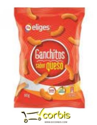 ELIGES GANCHITOS QUESO 80G 