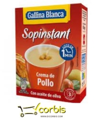 SOPINSTANT CRE POLLO GALLINA BLANCA 63 21G