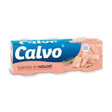 CALVO SALMON AL NATURAL PACK 3X50G 