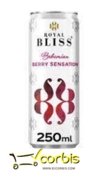 TONICA ROYAL BLISS BERRY LATA 250MLPACK 8UND 