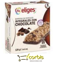 ELIGES 6 BARRITAS INTEGRAL CON CHOCOLATE