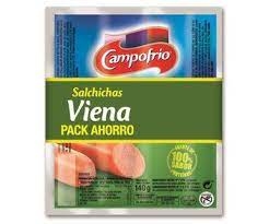 CAMPOFRIO SALCHICHAS VIENA PACK 2X140G 